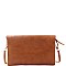 STYLISH TEXTURED PU LEATHER DESIGNER FASHION CROSSBODY CLUTCH JY-LHU-171