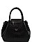 STYLISH TEXTURED PU LEATHER CROCO PATTERN TRENDY SATCHEL JYLHU-201