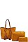 3IN1 DESIGNER BIG TASSEL SHOPPER WITH MATCHING WALLET