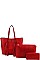 3IN1 DESIGNER BIG TASSEL SHOPPER WITH MATCHING WALLET