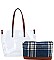 CHIC TRANSPARENT 2 IN 1 TOTE BAG WITH LONG STRAP JY-LHU-228