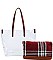 CHIC TRANSPARENT 2 IN 1 TOTE BAG WITH LONG STRAP JY-LHU-228