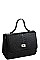 MODERN FASHION CROCO PATTERN SATCHEL WITH LONG STRAP
