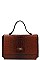 MODERN FASHION CROCO PATTERN SATCHEL WITH LONG STRAP