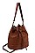 2IN1 BUCKET SHOULDER BAG WITH MATCHING WALLET