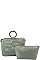 2 IN 1 DIAMOND MESH CUT OFF SATCHEL