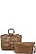 2 IN 1 DIAMOND MESH CUT OFF SATCHEL