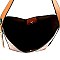 ADJUSTABLE STRAP OSTRICH HOBO