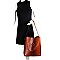 ADJUSTABLE STRAP OSTRICH HOBO