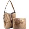 ADJUSTABLE STRAP OSTRICH HOBO