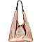 LUX FULL-SEQUINED HOBO BAG