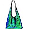 LUX FULL-SEQUINED HOBO BAG