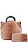 2 IN 1 STYLISH CROC PRINT SATCHEL
