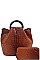 2 IN 1 STYLISH CROC PRINT SATCHEL