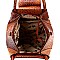 Flip-Lock Accent Ostrich Embossed 2-Way Satchel MH-LHU201
