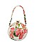 Ethnic Flower Print Ball-Shaped Satchel - Shoulder Bag