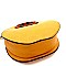 ROUND LEOPARD HANDLE SATCHEL
