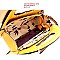 ROUND LEOPARD HANDLE SATCHEL