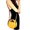 ROUND LEOPARD HANDLE SATCHEL