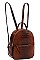 2 IN 1 CROCO TEXTURED BACKPACK WITH WALLET