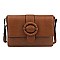 Trendy Buckle Flap Crossbody Bag