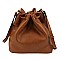 Drawstring Bucket Crossbody Bag Satchel