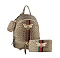 STONE COLOR BACKPACK