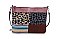 Leopard Cow Patchwork Crossbody Bag