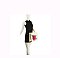 3D Flower Bamboo Round Handle Satchel