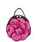 Fashion 3D Flower Round Crossbody Bag
