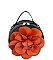 Fashion 3D Flower Round Crossbody Bag