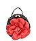 Fashion 3D Flower Round Crossbody Bag