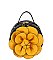 Fashion 3D Flower Round Crossbody Bag