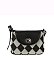 Argyle Check Flap Crossbody Bag