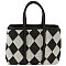 Argyle Check Tote Bag