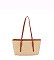 Straw Stripe Beach Tote Bag