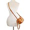 Fashion Braided Strap Crossbody Bag