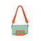 Candy Colorblock Flap Crossbody Bag