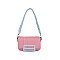 Candy Colorblock Flap Crossbody Bag