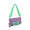 Candy Colorblock Flap Crossbody Bag