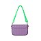 Candy Colorblock Flap Crossbody Bag