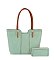 Fashion 2-in-1 Shopper Wallet Set