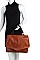 CHIC STYLISH DESIGNER BIG FLAP SATCHEL BAG JYLJN-002