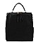 PLAIN TEXTURED SHOULDER BACKPACK