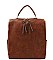 PLAIN TEXTURED SHOULDER BACKPACK