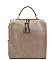 PLAIN TEXTURED SHOULDER BACKPACK
