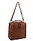 PLAIN TEXTURED SHOULDER BACKPACK