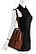 PLAIN TEXTURED SHOULDER BACKPACK