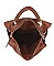 PLAIN TEXTURED SHOULDER BACKPACK