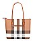 3 IN 1 PLAID DESIGN TOTE BAG SET